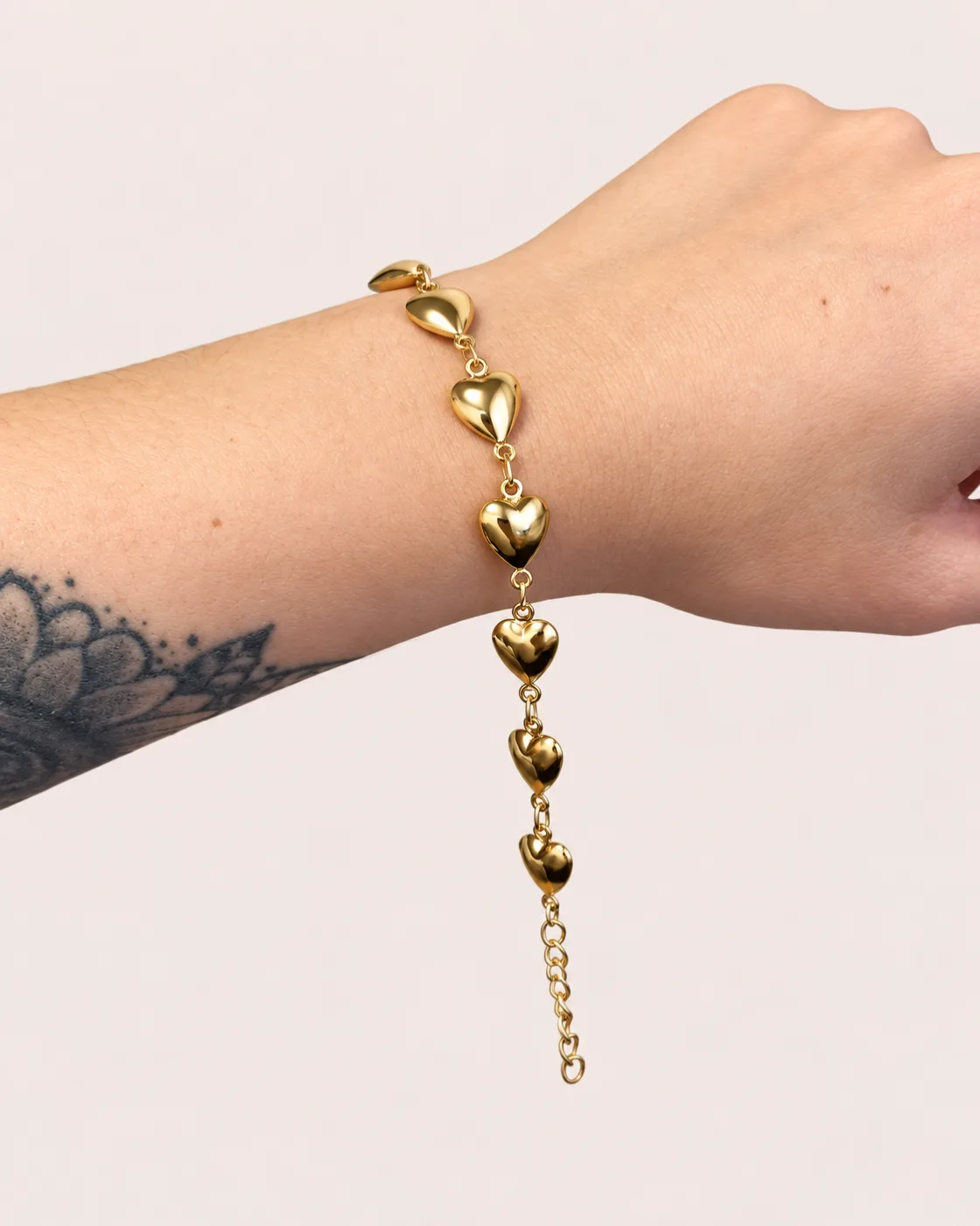 Pulseira Corações