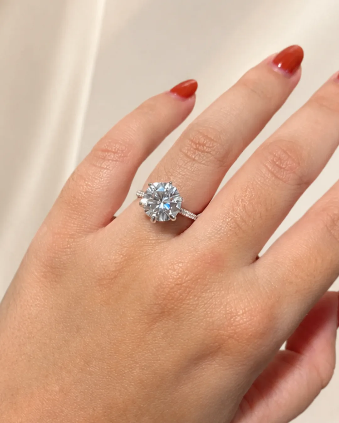Anel Solitário Virginia 10mm
