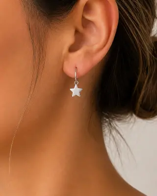 Brinco Argola Estrela