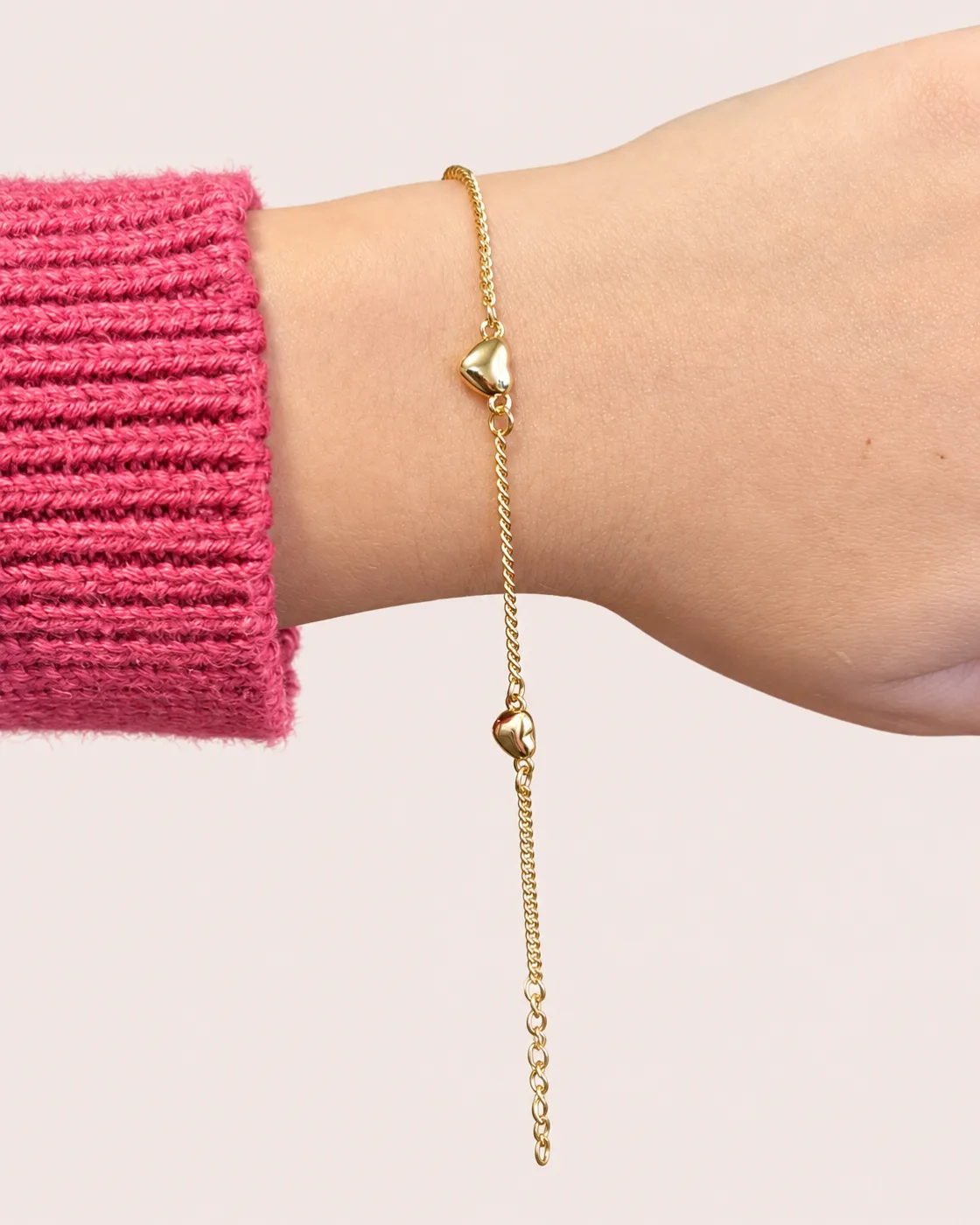Pulseira Corações