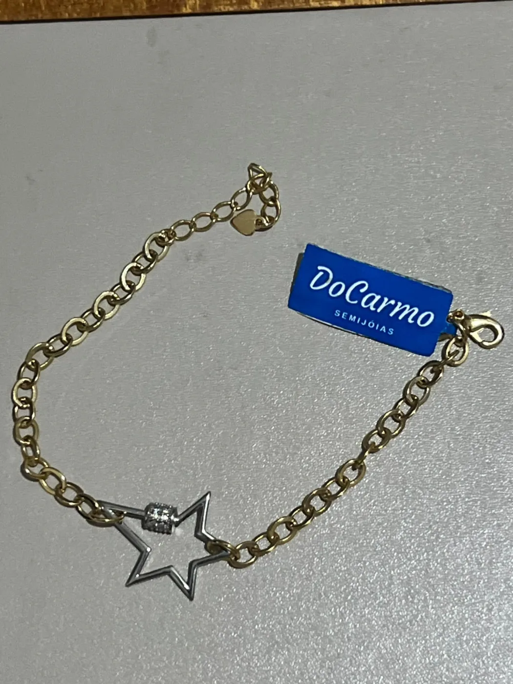Pulseira elos com estrela