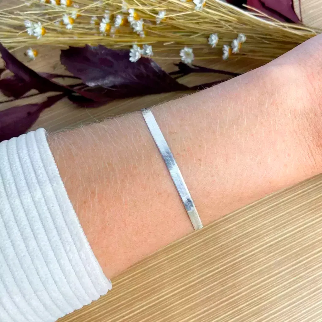 PULSEIRA LAMINADA - PRATA 925