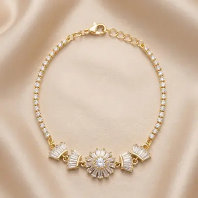 Pulseira Cravejada de Cristais