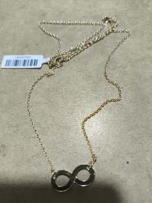 colar com pingente infinito liso