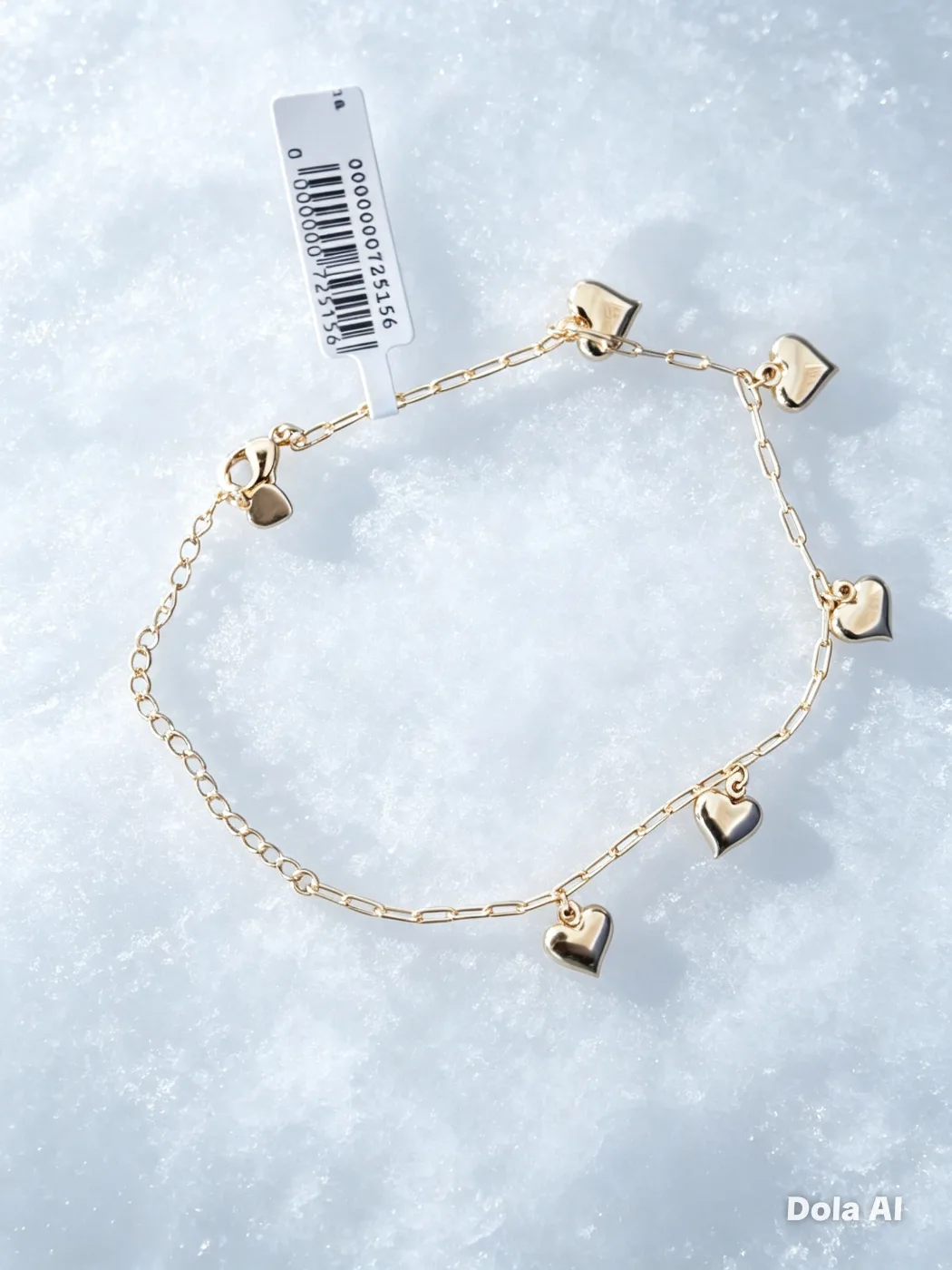 725156 Pulseira Elos Mistos com Pingentes Coração – Leão das Semijoias