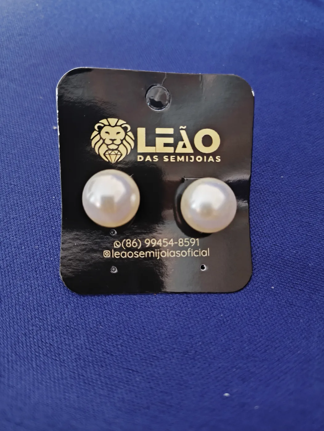 151450 Brinco bolinha pérola