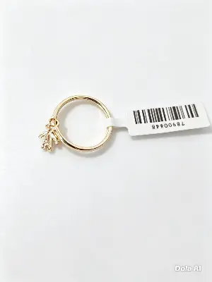 78900448 Anel Delicado com Pingente – Leão das Semijoias