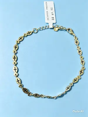 678063 Pulseira Elos Cruzados – Leão das Semijoias