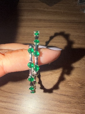 Bracelete Ponto D e Luz Verde