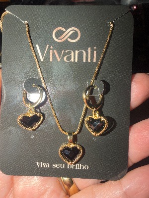 Conjunto Coração Black