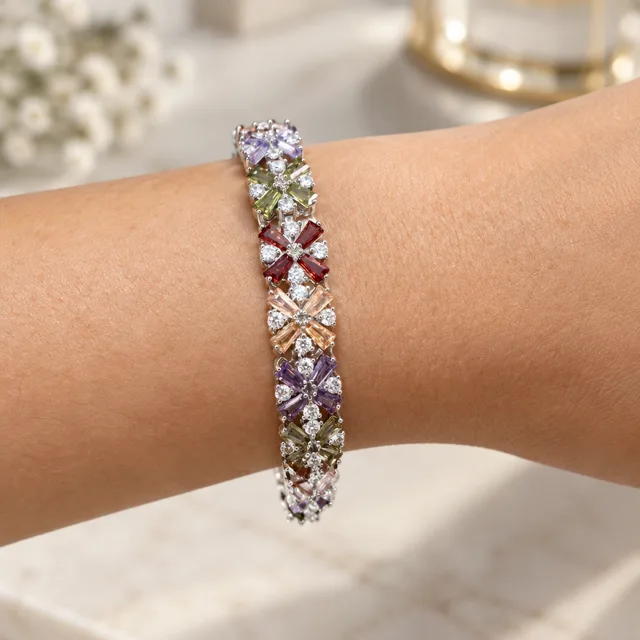 Pulseira flor colors — foto 1 de 2