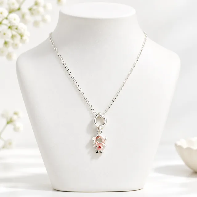Colar prata 925 menina