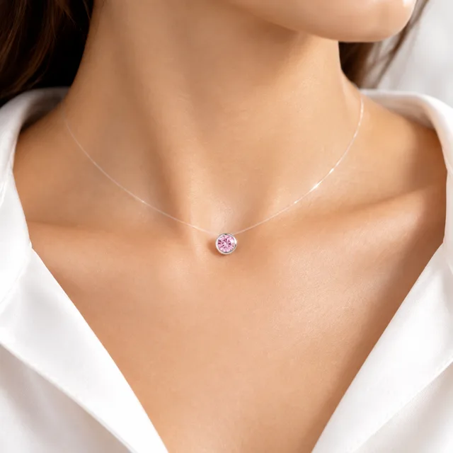 Colar nylon ponto de luz