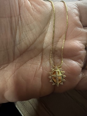 Colar Cruz Medalha