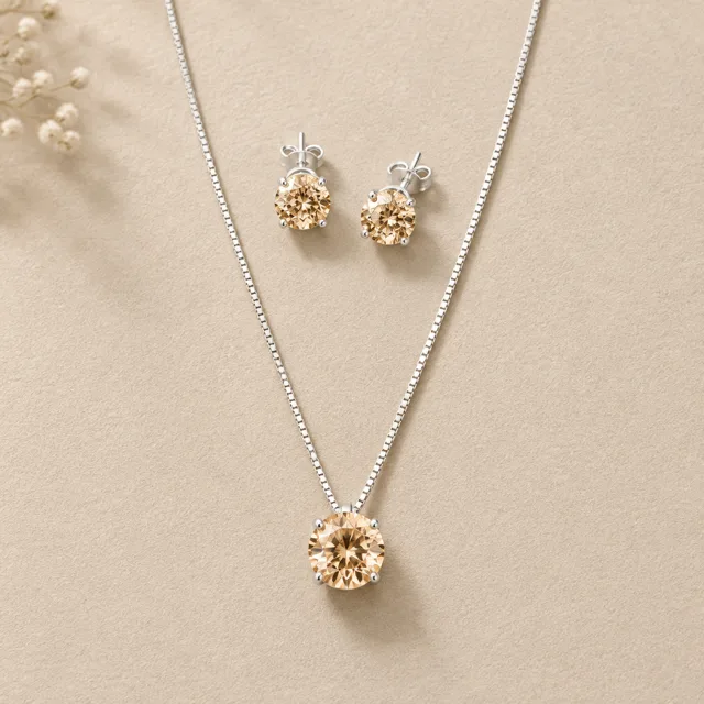 Conjunto ponto de luz champanhe