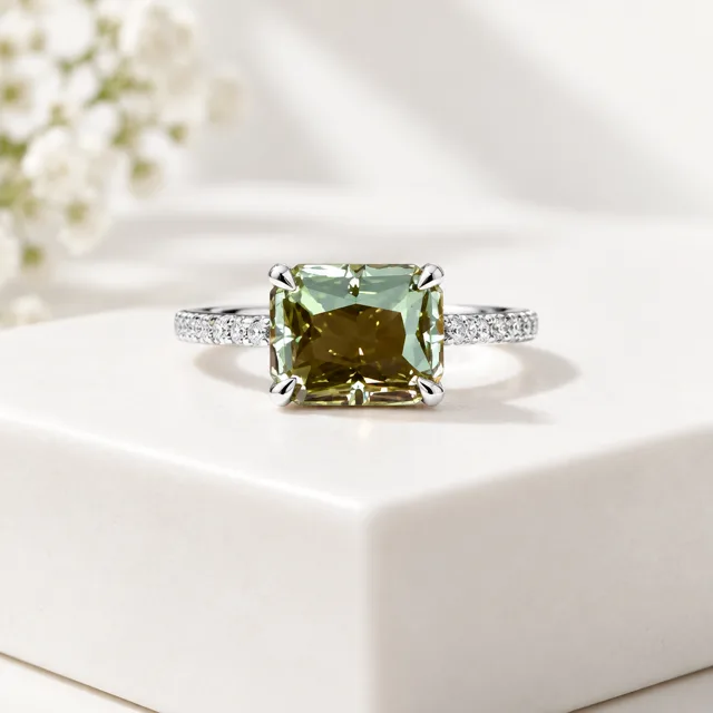 Anel peridoto