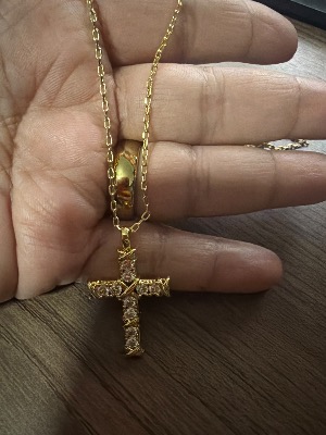 Colar Crucifixo X Inspiração