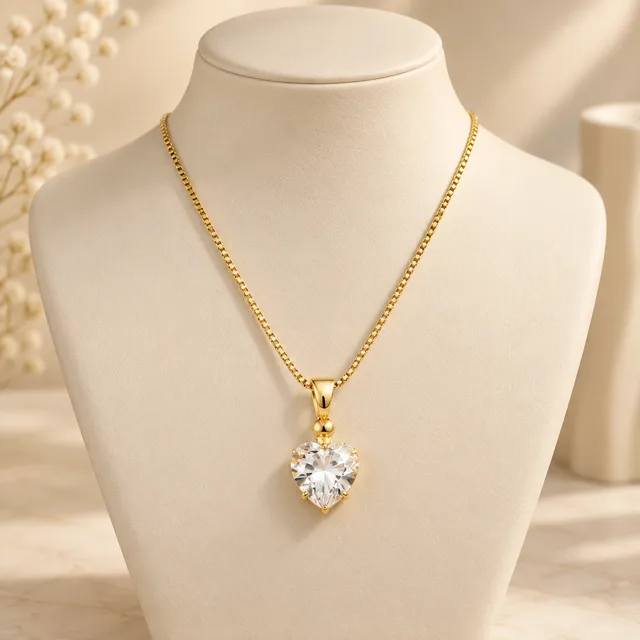 Colar pingente cristal — foto 1 de 2