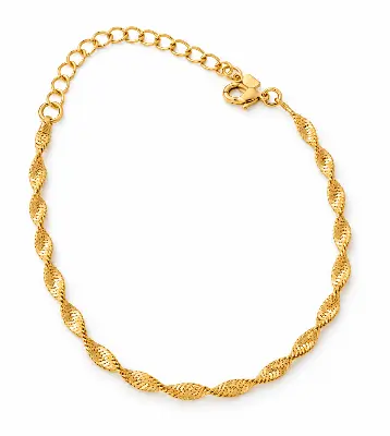 Pulseira Corrente com Elos Torcidos