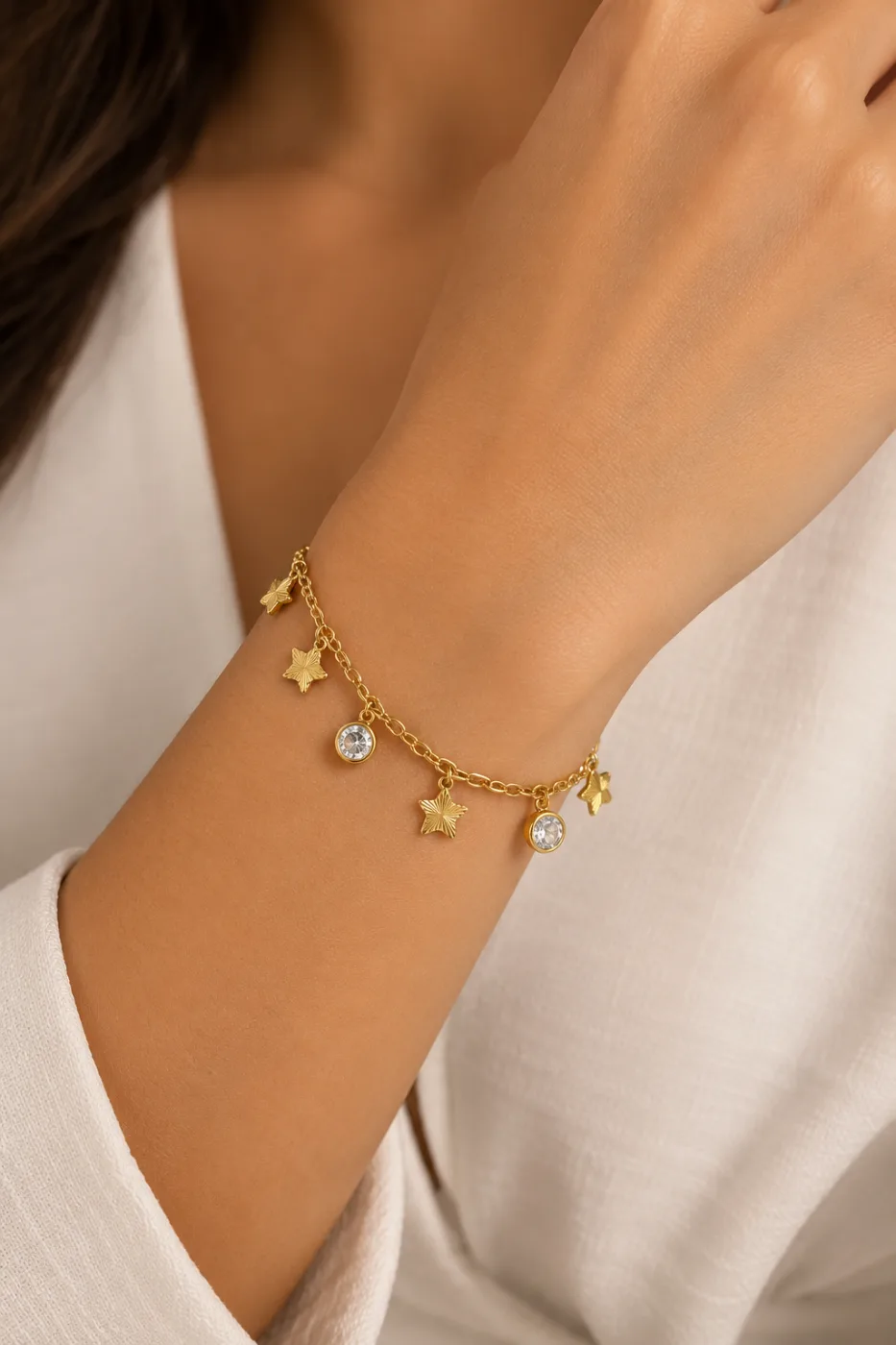 Pulseira Estrela Cristal