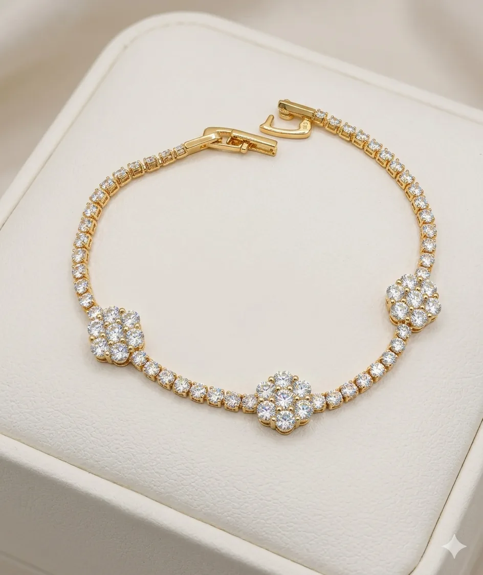 Pulseira Riviera Banho Ouro — foto 1 de 4