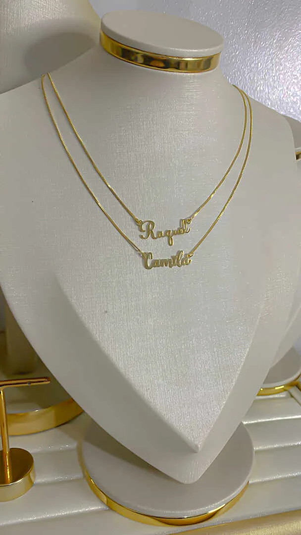 Colar personalizado nome Raquel