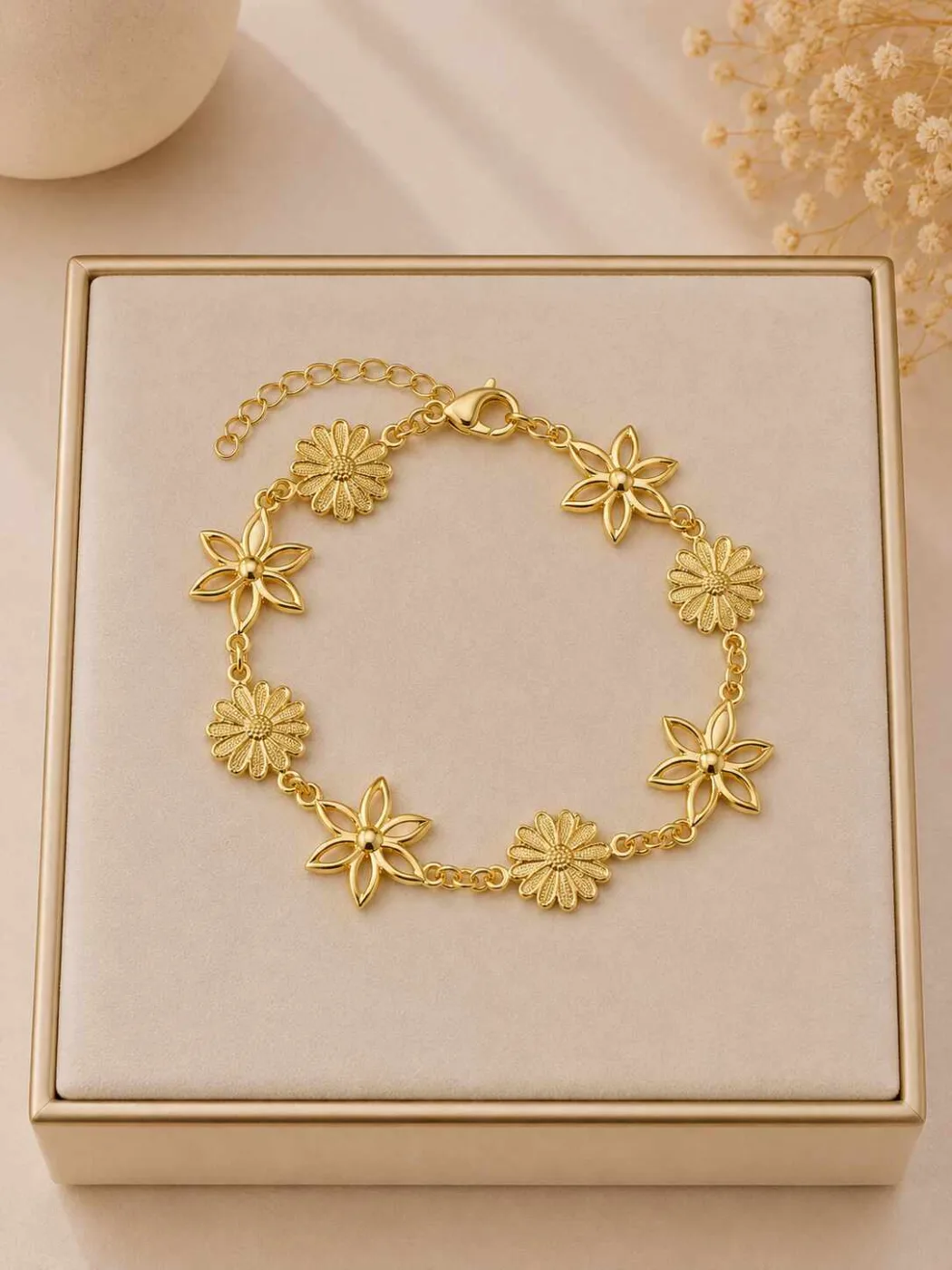 Pulseira florzinhas