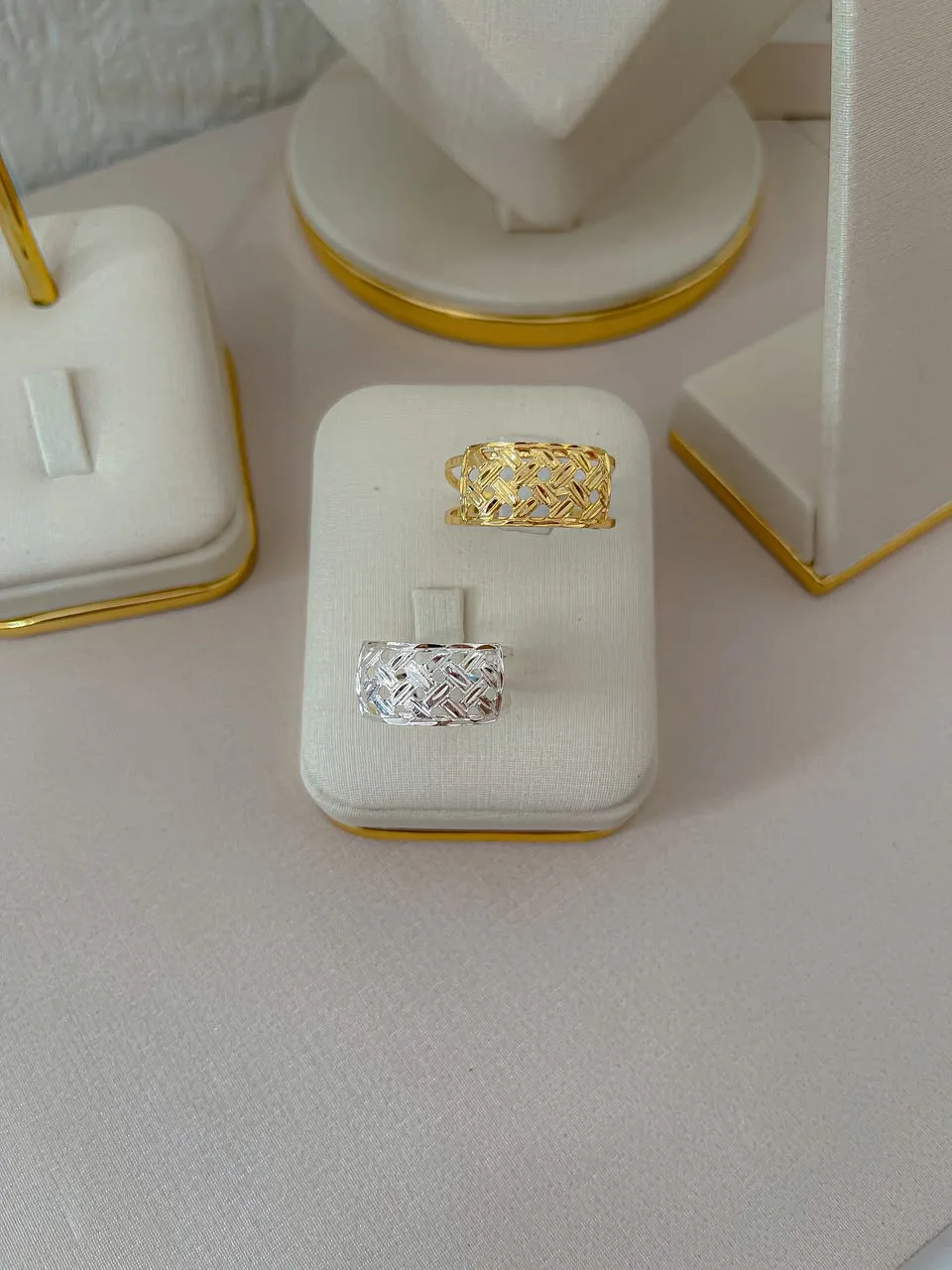 Anel Banho Ouro 18K