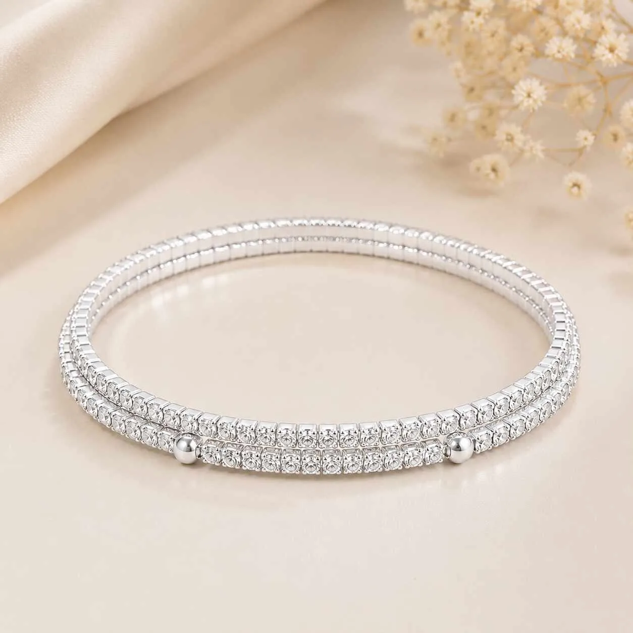 Bracelete Riviera maleável