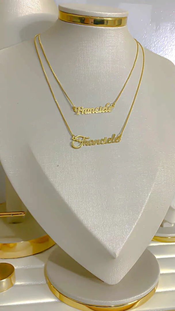 Colar personalizado nome Franciele