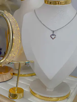 CONJUNTO CORAÇÃO VAZADO