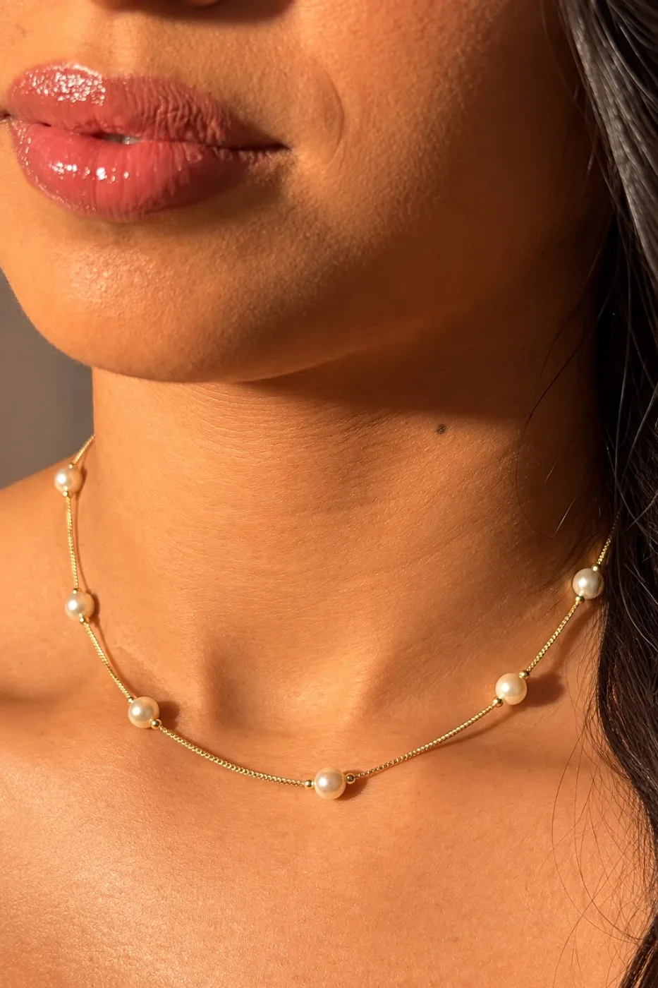 Colar Pérola Delicado Feminino
