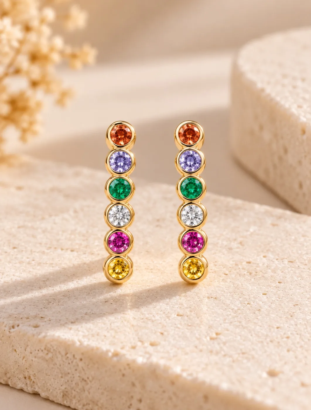 Brinco Ear Cuff Arco Iris — foto 1 de 3