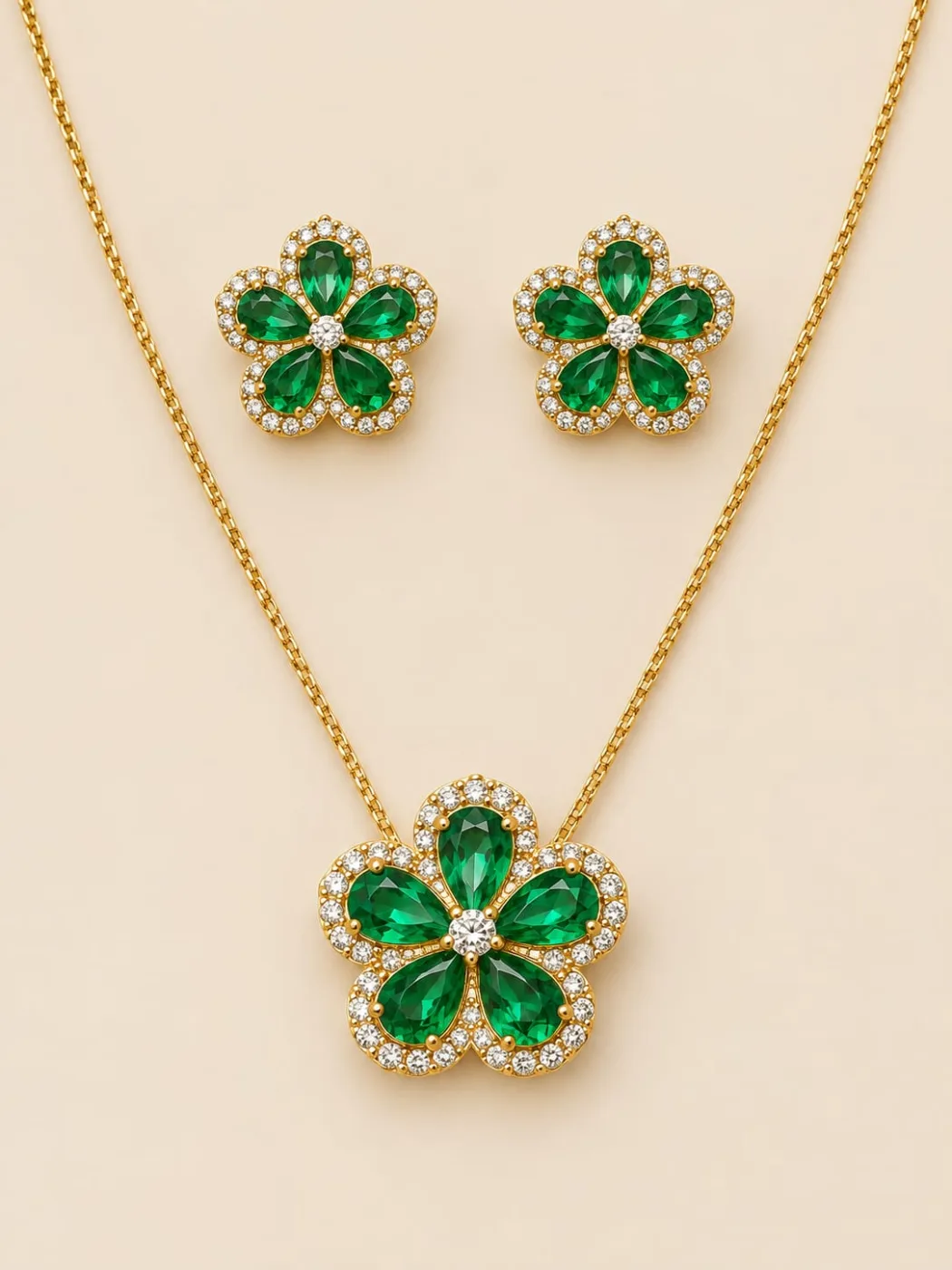 Conj. Flor Verde