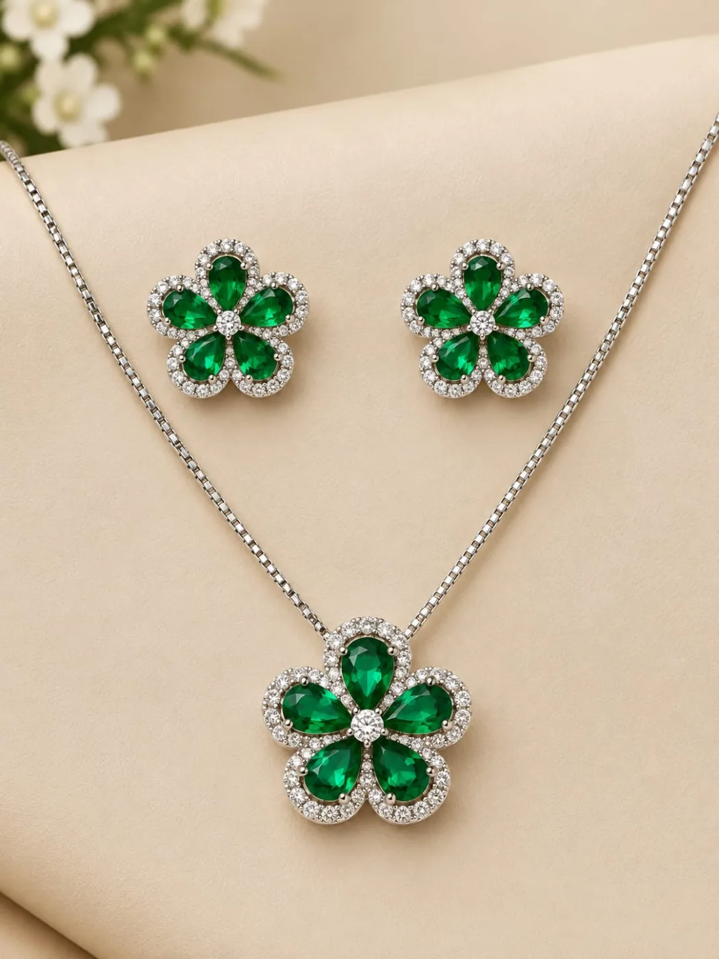 Conj. Flor Verde